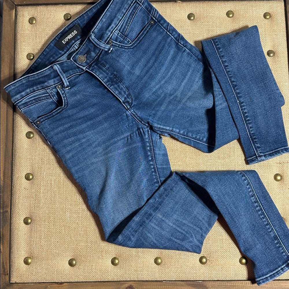 Express Denim Blue Jeans